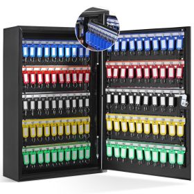 VEVOR 200-Key Cabinet, Key Lock Box with Adjustable Racks, Security Key Storage Box Steel