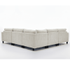 [NEW PACKAGING UPGRADE]Oversized Modular Sectional Sofa Set, L Shaped Couch,Corduroy ,Upholstered,Deep Seat,,5 Seat,5 Throw pillow and 6 back cushion
