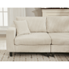 [NEW PACKAGING UPGRADE]Oversized Modular Sectional Sofa Set, L Shaped Couch,Corduroy ,Upholstered,Deep Seat,,5 Seat,5 Throw pillow and 6 back cushion