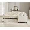 [NEW PACKAGING UPGRADE]Oversized Modular Sectional Sofa Set, L Shaped Couch,Corduroy ,Upholstered,Deep Seat,,5 Seat,5 Throw pillow and 6 back cushion