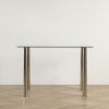 110CM Clear Color Dining Table Set (This product will be split into two packages) (replace 64512970)