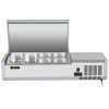 VEVOR Refrigerated Condiment Prep Station, 48-Inch, 10.8Qt Sandwich/Salad Prep Table with 2 1/3 Pans & 4 1/6 Pans