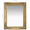 Wall Mirror Baroque Style 19.7"x23.6" Gold