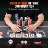 VEVOR Poker Chip Set, 300-Piece Poker Set, Complete Poker Playing Game Set with Aluminum Carrying Case, 11.5 Gram Casino Chips, Cards