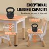 VEVOR Kids Table and 4 Chairs Set, Height Adjustable Toddler Table and Chair Set, Graffiti Desktop, Children Multi-Activity Table for Art, Craft
