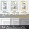 Frameless Rectangular LED Light Bathroom Vanity Mirror