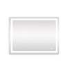 Frameless Rectangular LED Light Bathroom Vanity Mirror