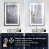 Frameless Rectangular LED Light Bathroom Vanity Mirror